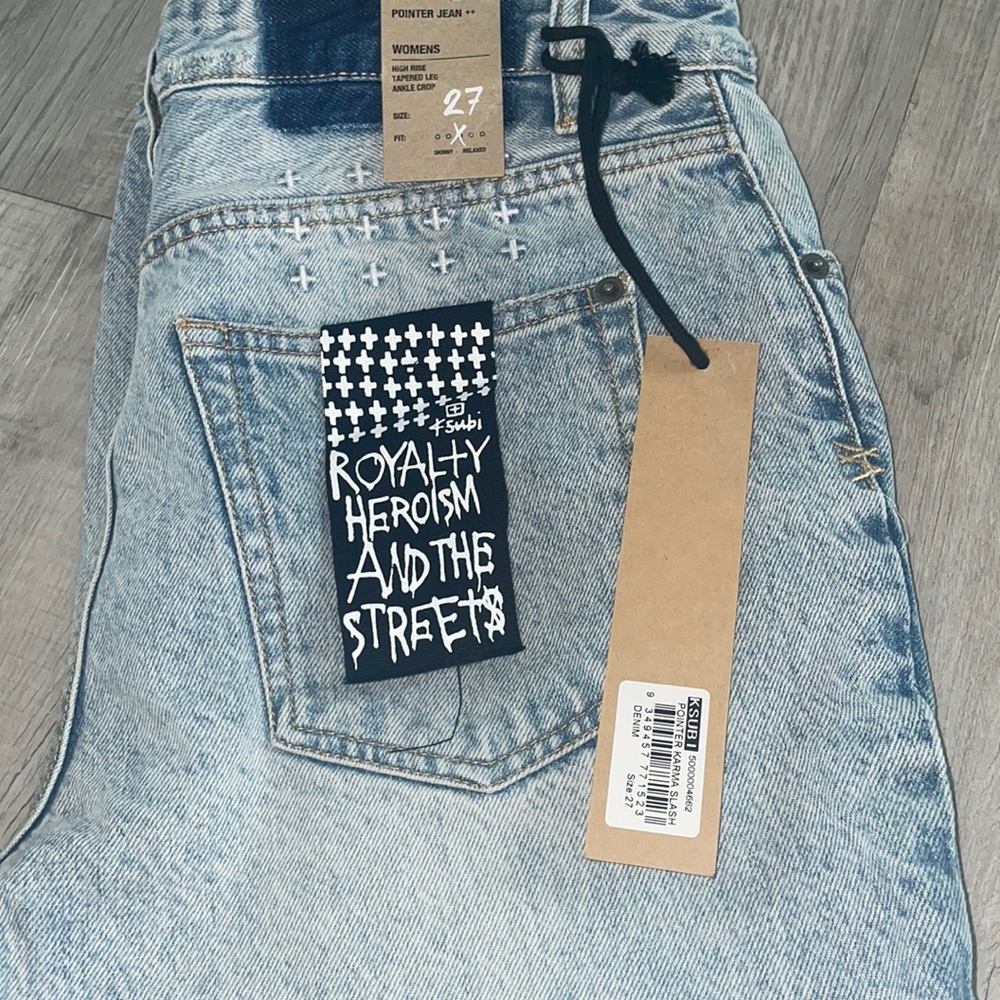 MKSUBI HIGH-RISE POINTER
KARMA JEANS